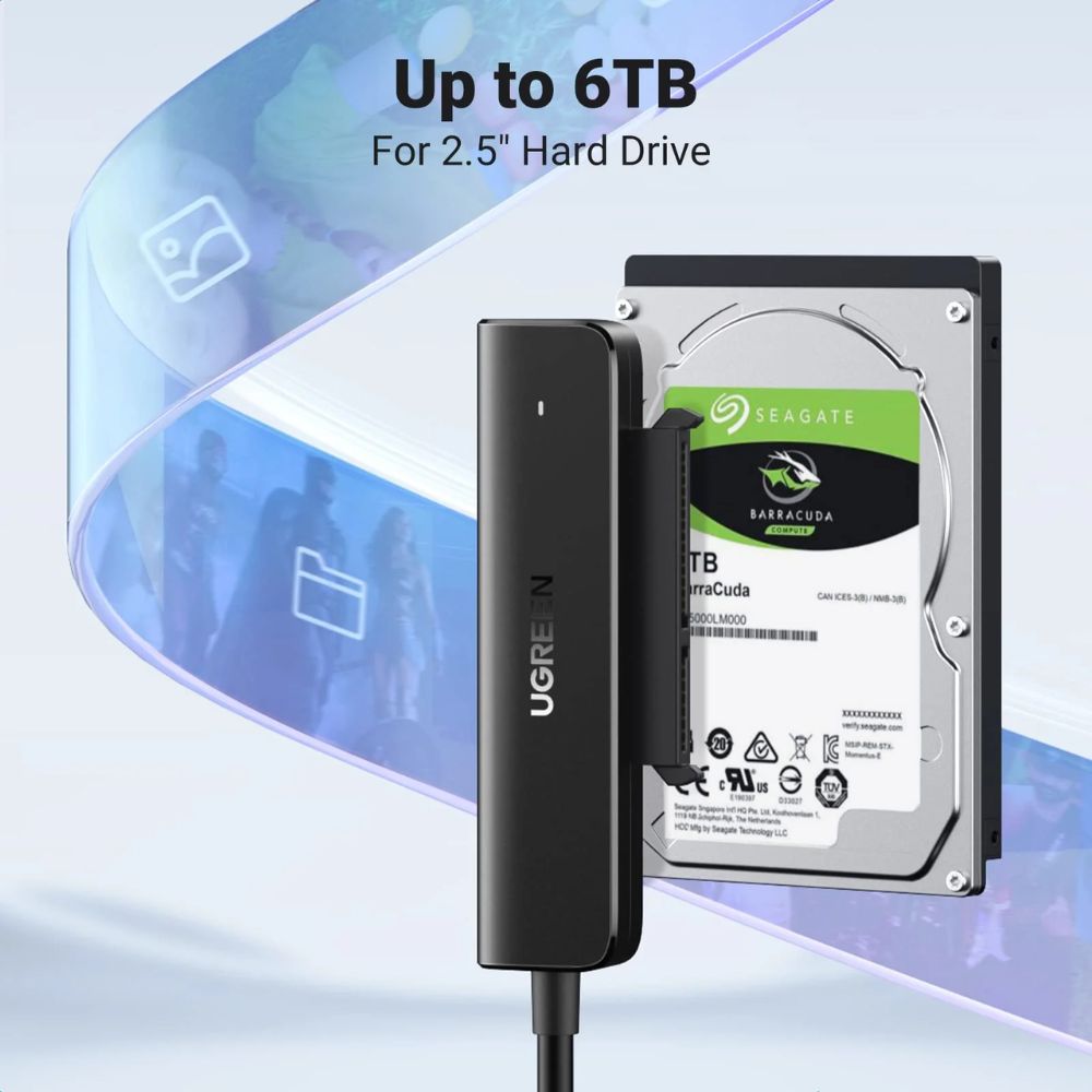 UGREEN SATA to USB C Adapter Cable