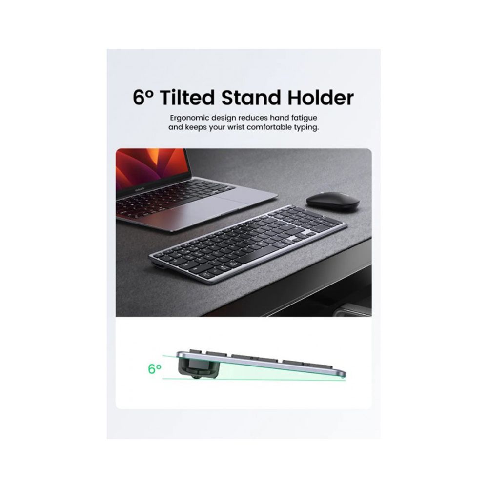 UGREEN Ultra Slim Wireless &amp; Bluetooth Keyboard