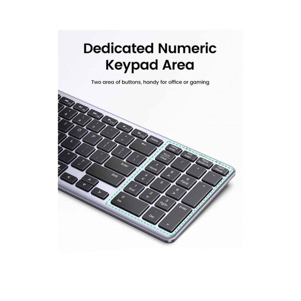 UGREEN Ultra Slim Wireless &amp; Bluetooth Keyboard