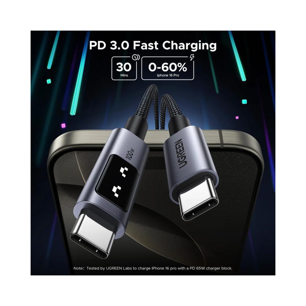UGREEN Uno USB-C to USB-C Cable 100W
