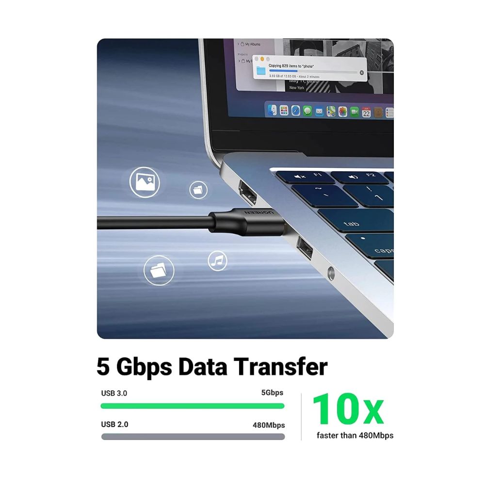 UGREEN USB Cable AM to BM Print Cable 2.0