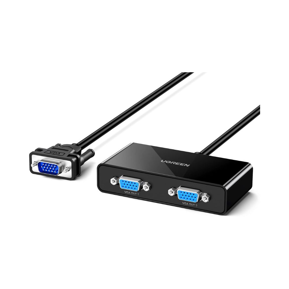 UGREEN VGA Splitter 1 in 2 Output Display Duplication Support Mirror
