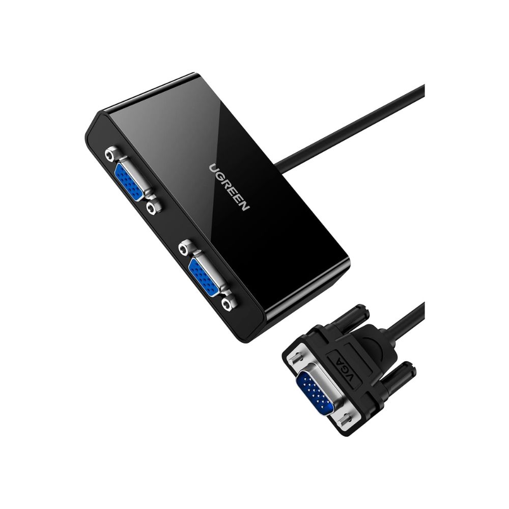 UGREEN VGA Splitter 1 in 2 Output Display Duplication Support Mirror
