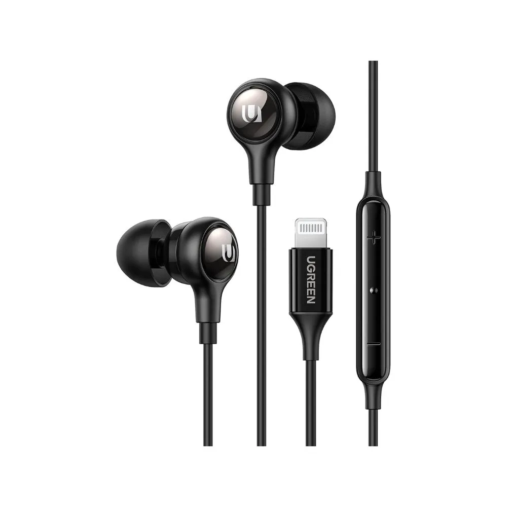UGREEN Wired Headphones MFi Certified Lightning Earbuds