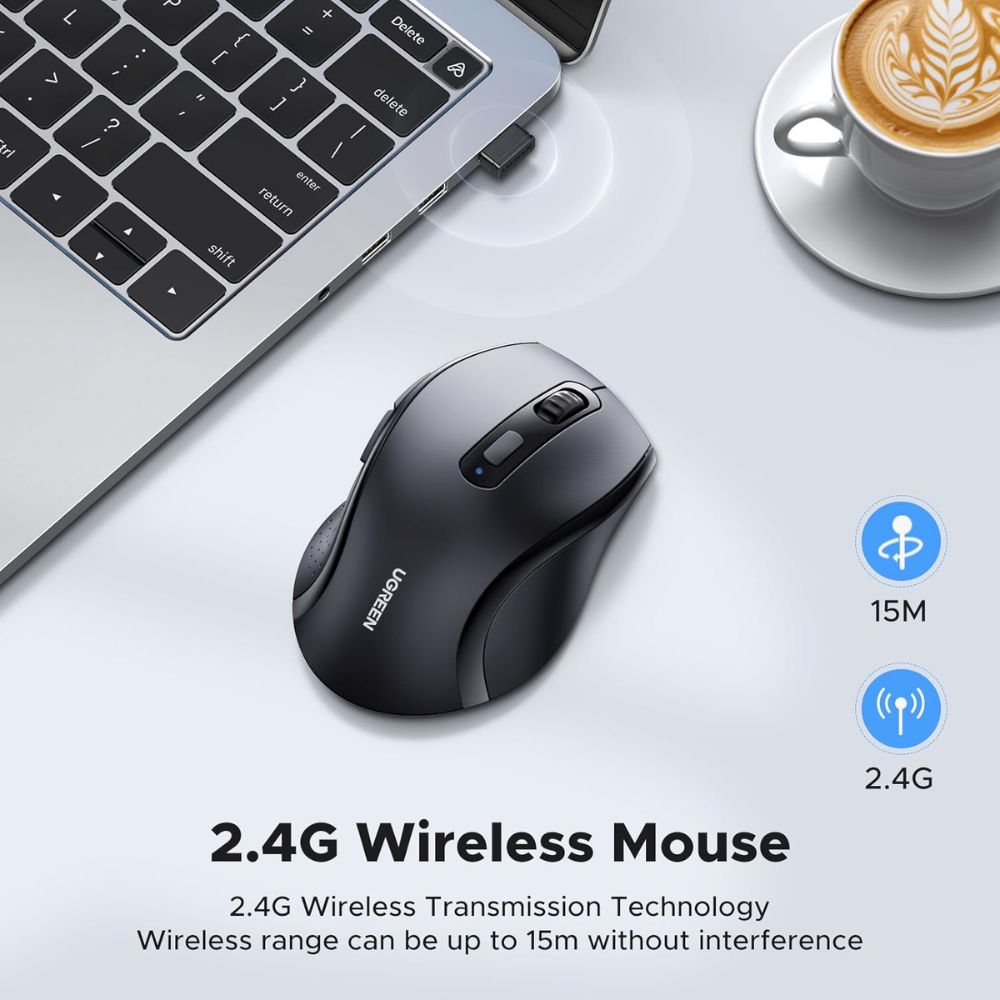 UGREEN Wireless Mouse for Laptop 2.4G