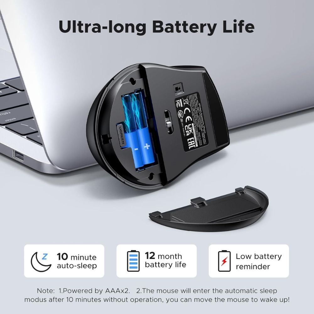 UGREEN Wireless Mouse for Laptop 2.4G