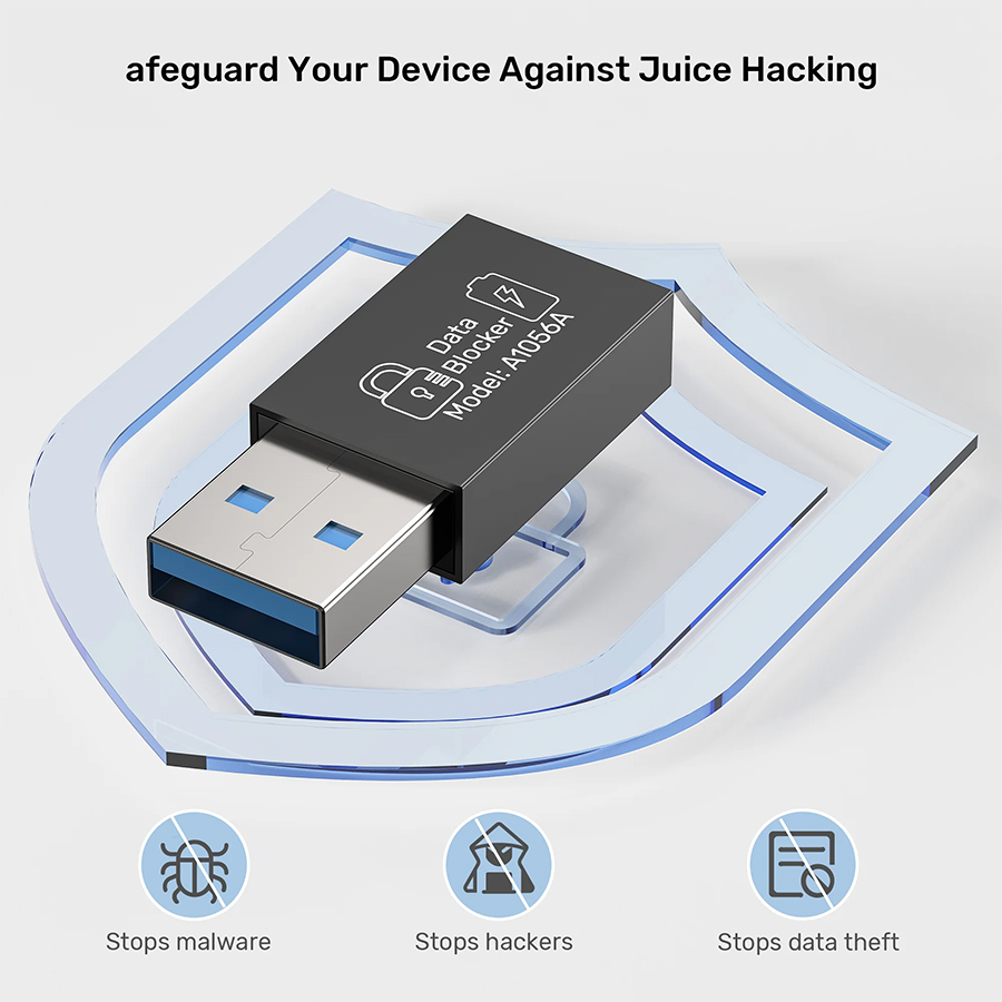 Unitek DataShield USB-A Data Blocker Adapter (2-pack)