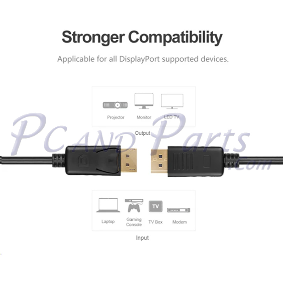 Unitek Display 4K 60Hz Display Port 1.2 Cable 5M