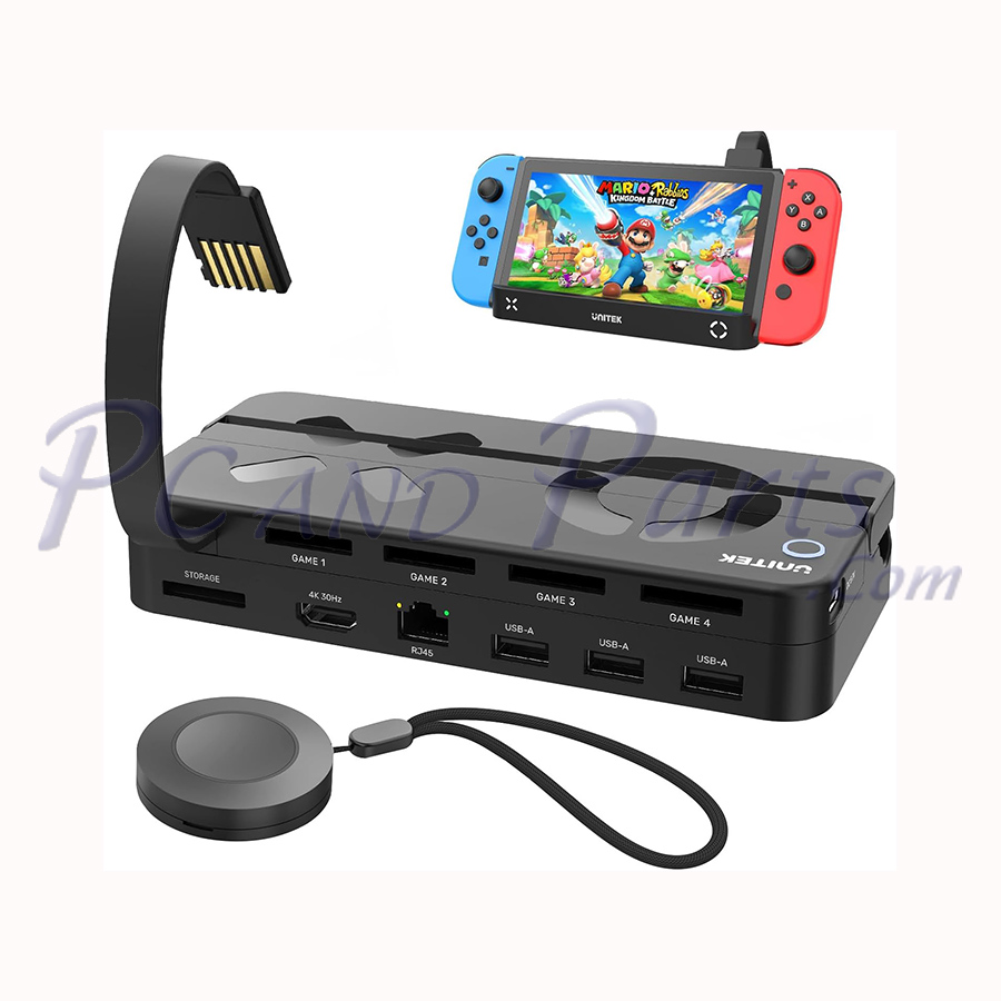 Unitek G1002F01 Gaming Docking Station with Remote