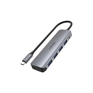 Unitek H1107A uHUB P5+ 4 Ports Powered USB-C Hub