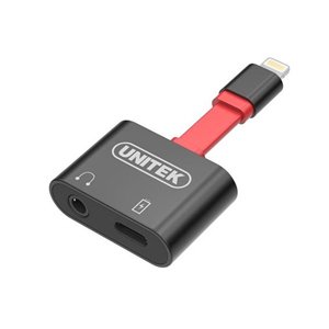 Unitek Lightning Splitter for 3.5mm Headphone and Charging