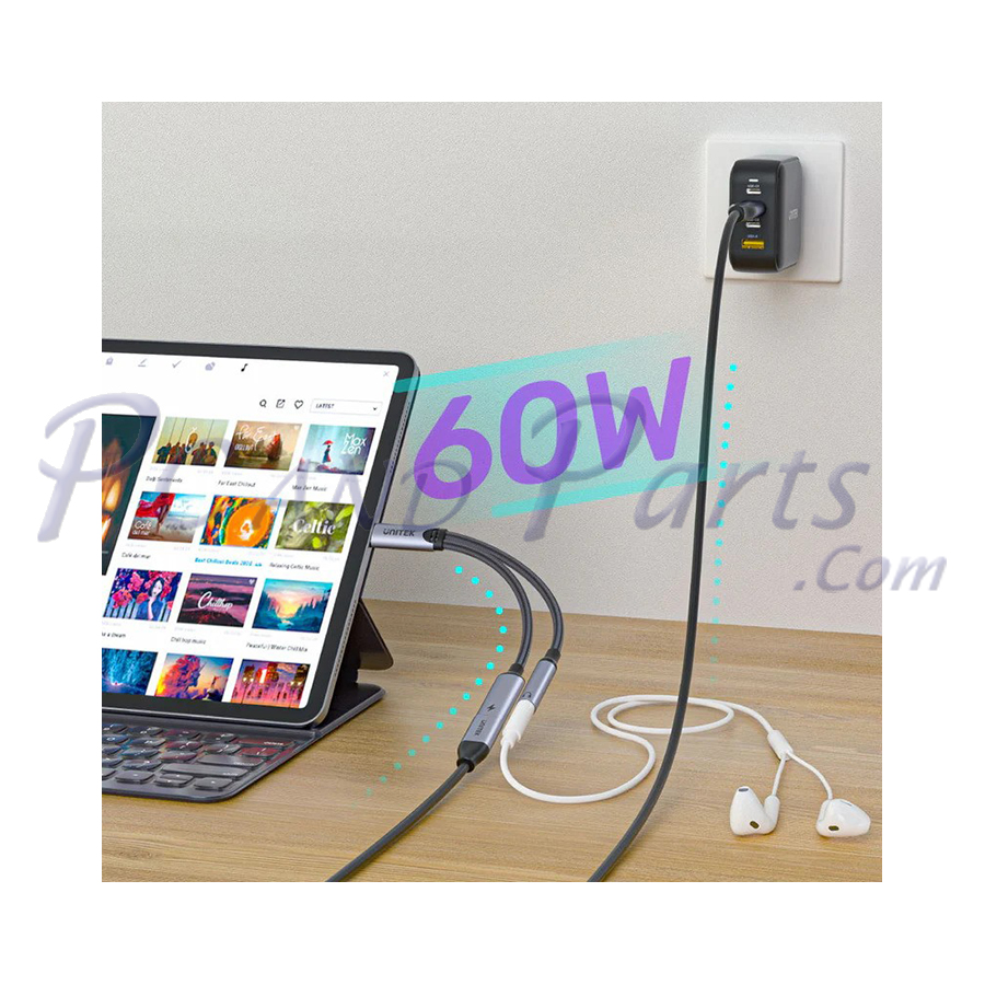 Unitek M205A USB C to 3.5mm Audio Jack Adapter