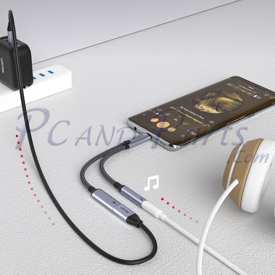 Unitek M205A USB C to 3.5mm Audio Jack Adapter