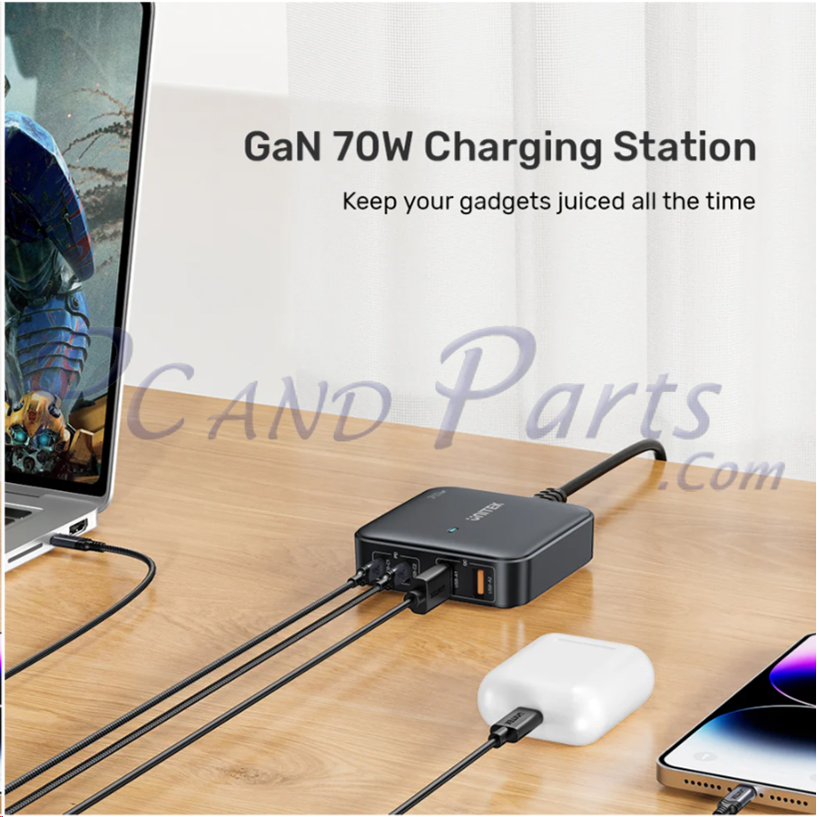 Unitek P1228ABK01-EU 70W Desktop GaN Charging Station