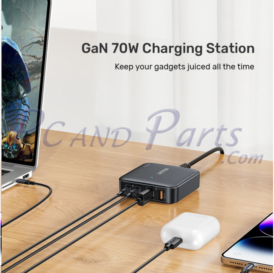 Unitek P1228AWH01-EU 70W Desktop GaN Charging Station