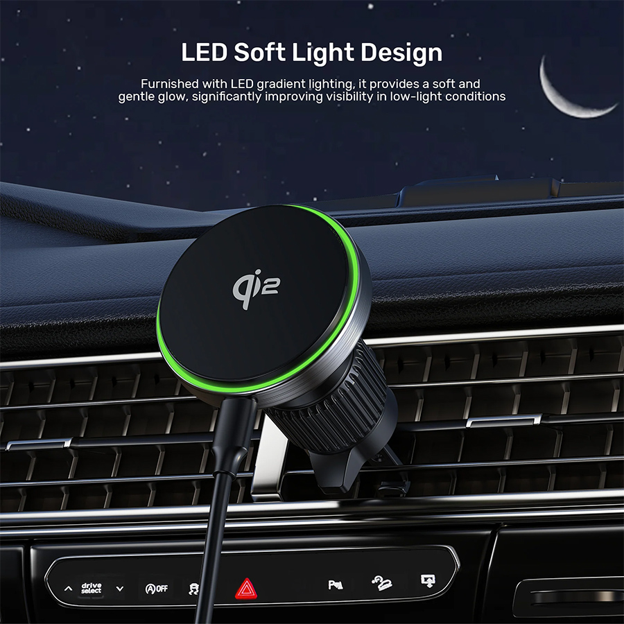 Unitek Qi2 Magnetic Wireless Car Charger