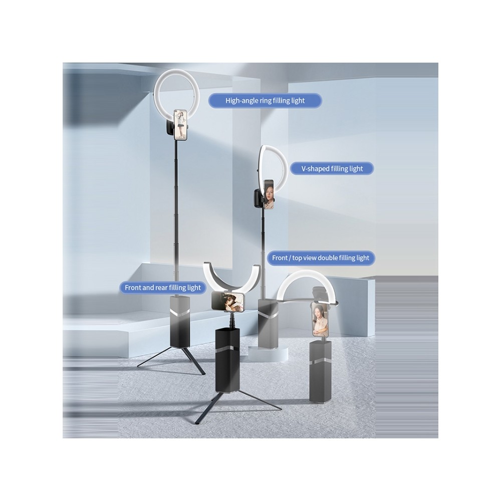 Usams US-ZB250 Multifunctional Live Show LED Ring Light With Tripod