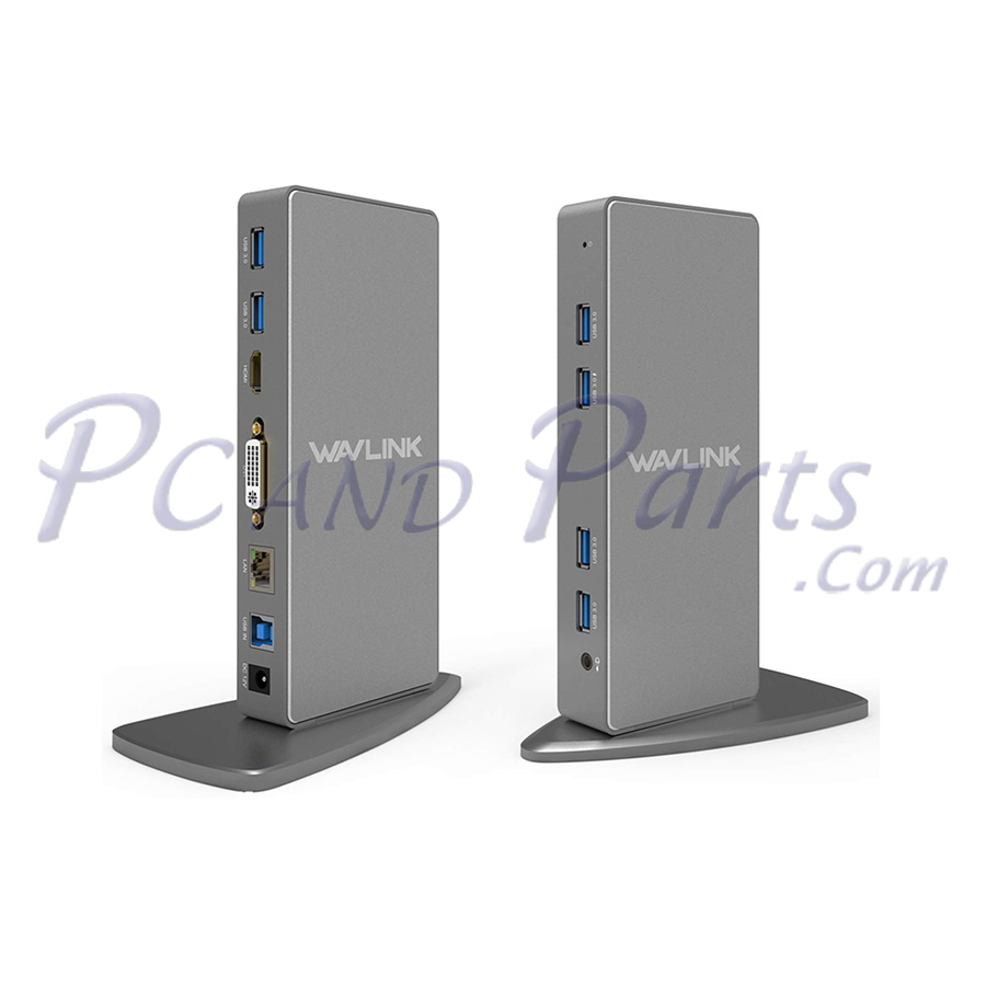 Wavlink UG39DK7 USB 3.0 Aluminum Universal Docking Station
