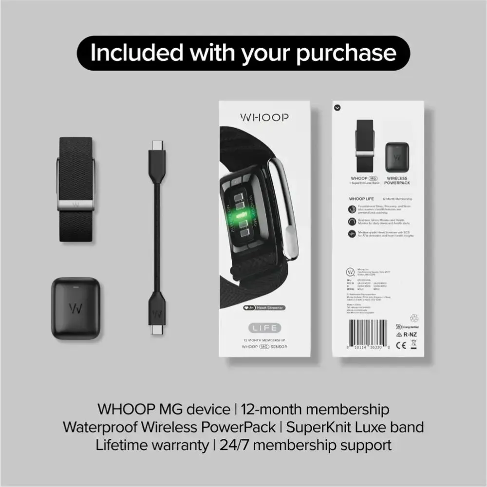 WHOOP Life MG - Health and Fitness Tracker