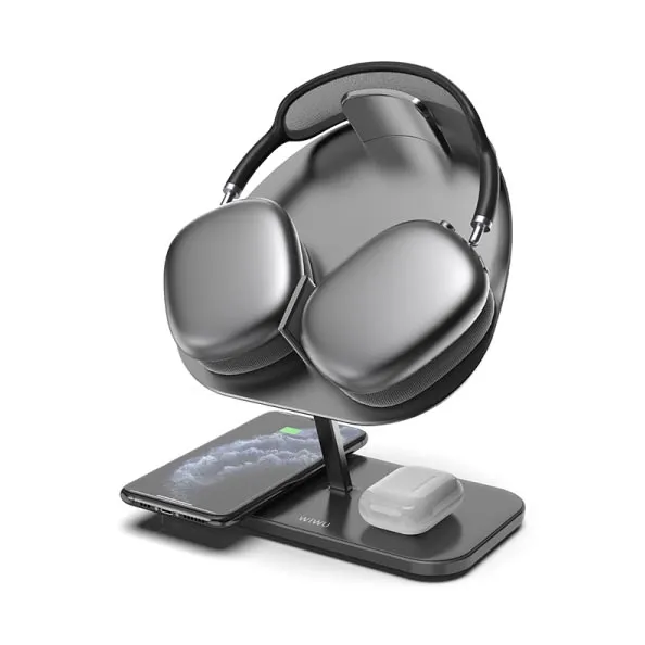 WIWU M15 Hubble Stand Wireless Charger – Gray