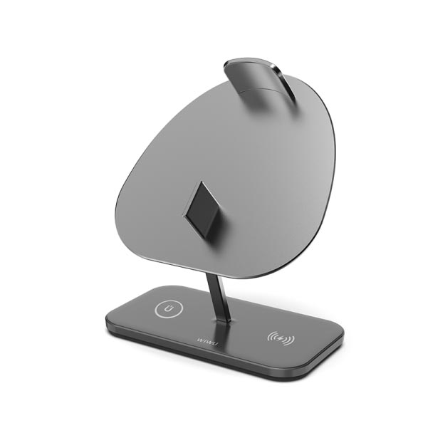 WIWU M15 Hubble Stand Wireless Charger – Gray