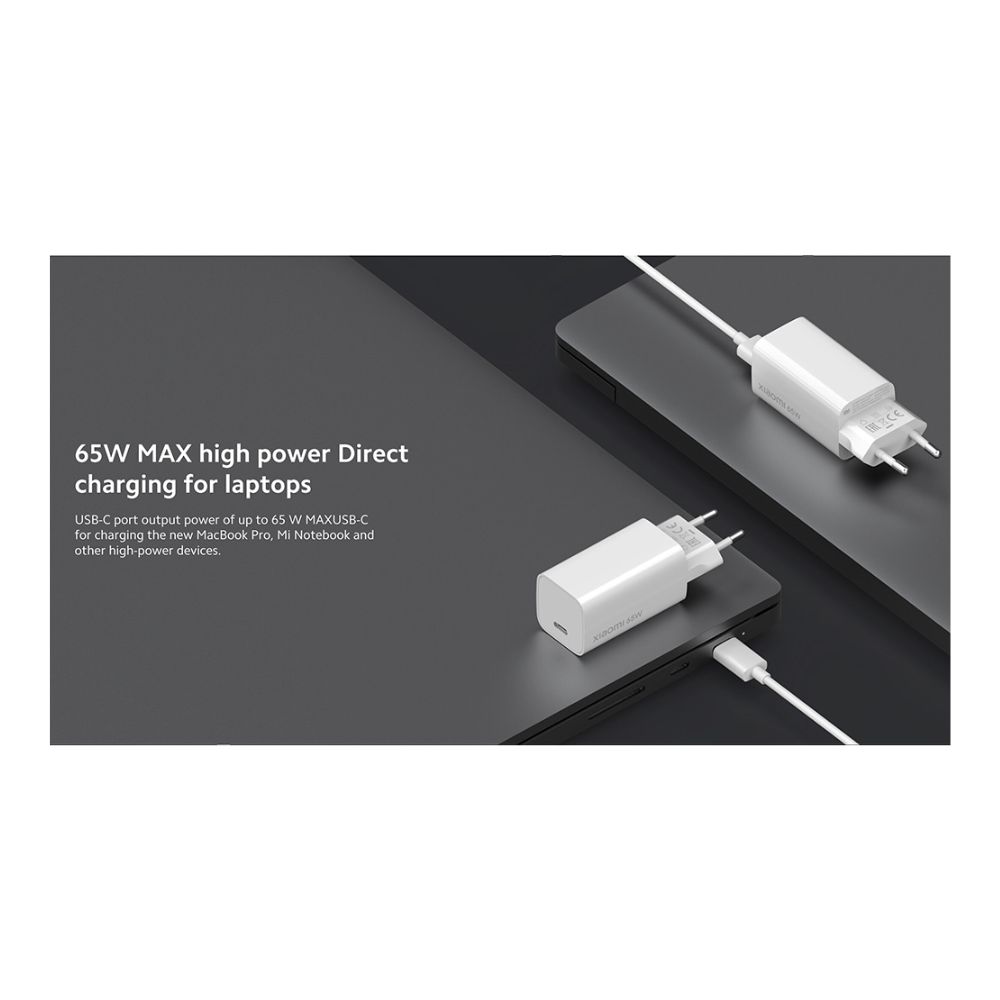 Xiaomi Mi Charger 65W GaN Tech USB Type A + USB Type C