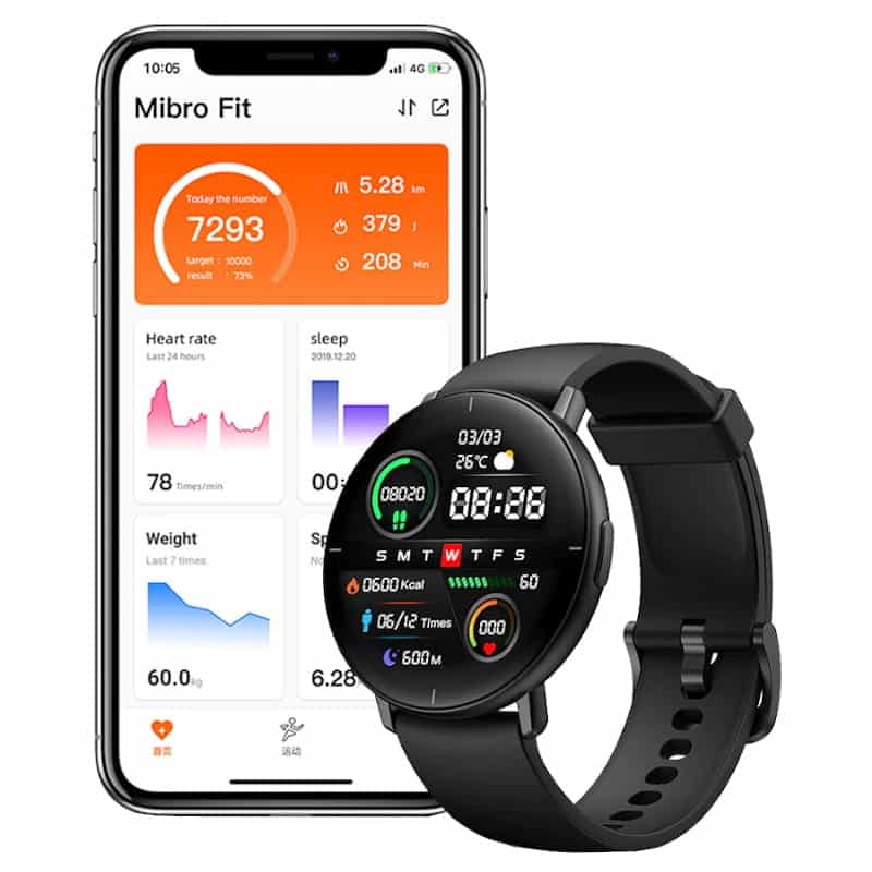 Xiaomi MiBro Lite Watch Black- Smartwatch