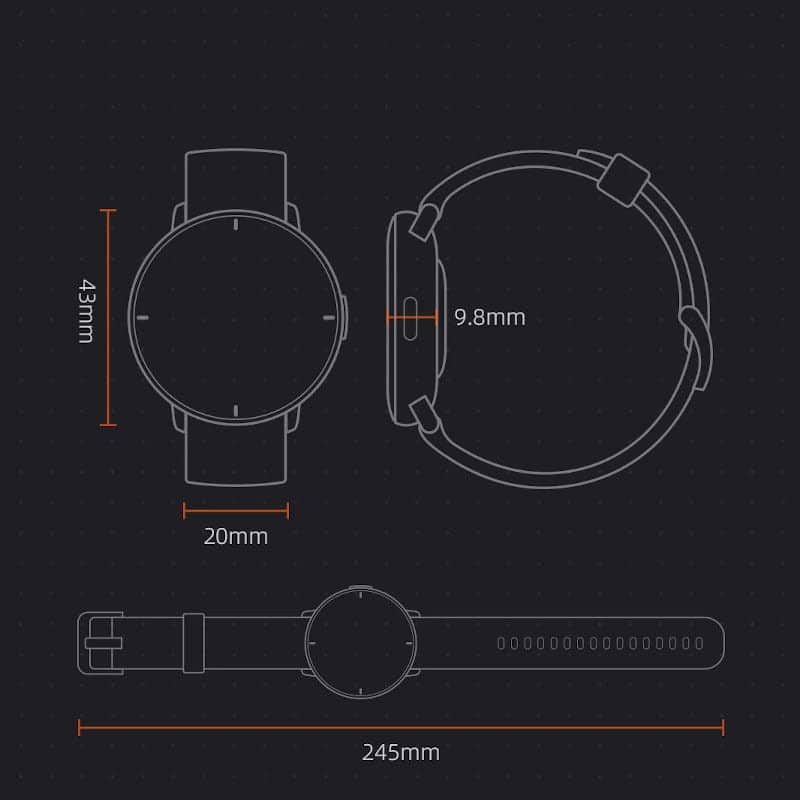 Xiaomi MiBro Lite Watch Black- Smartwatch