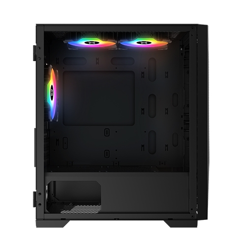 Xigmatek Gemini II Black MATX ARGB Led 3pcs | EN48649