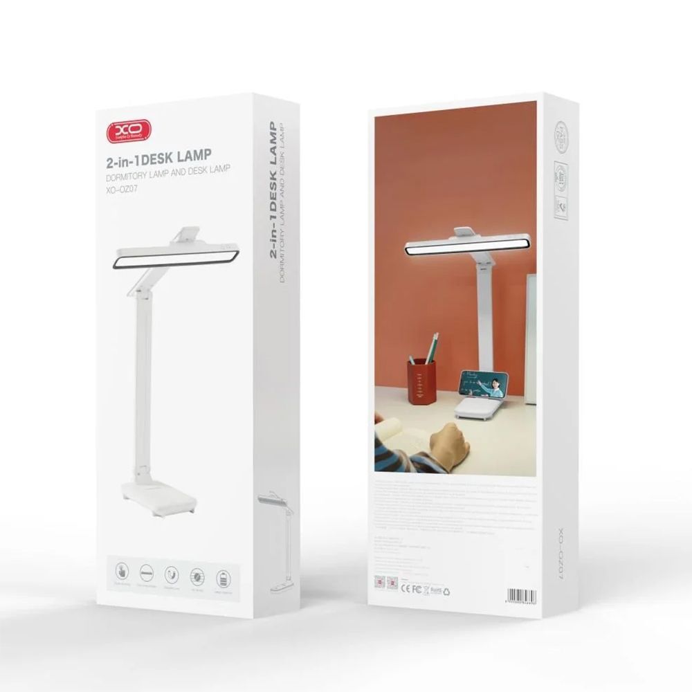 XO 2-in-1 Rechargeable Desk Lamp with Remote