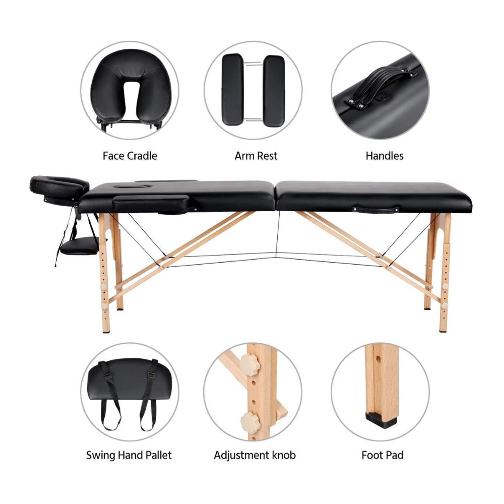 Yaheetech Spa Bed Portable Lash Bed Massage Bed