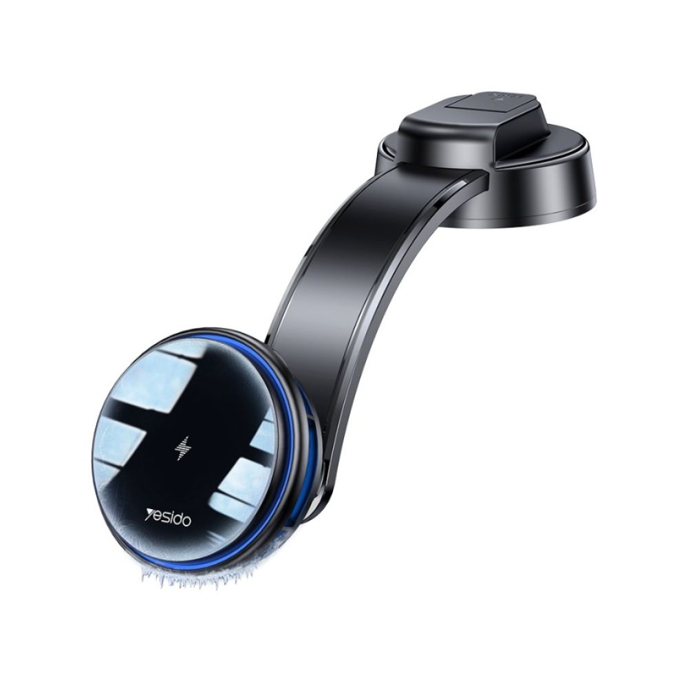 Yesido C311 Semiconductor Cooling Dual Ambient Lighting 15W Fast Charging Wireless Charger Car Phone Holder