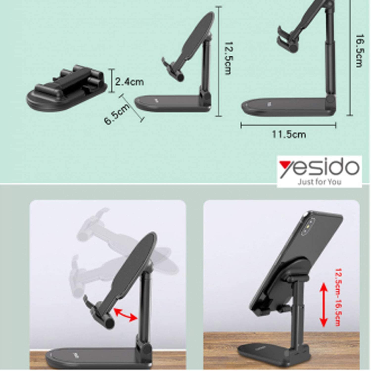 Yesido C85 Mini Foldable desktop Mobile holder