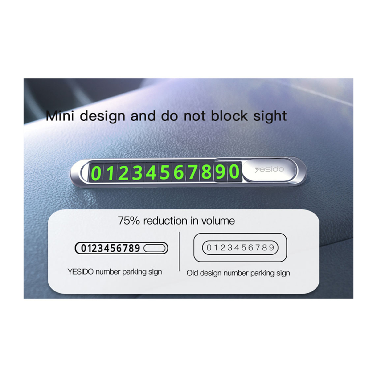 Yesido C88 Temporary Car Parking Card