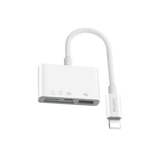 Yesido GS12 lightning to USB + TF MicroSD + Lightning OTG Adapter