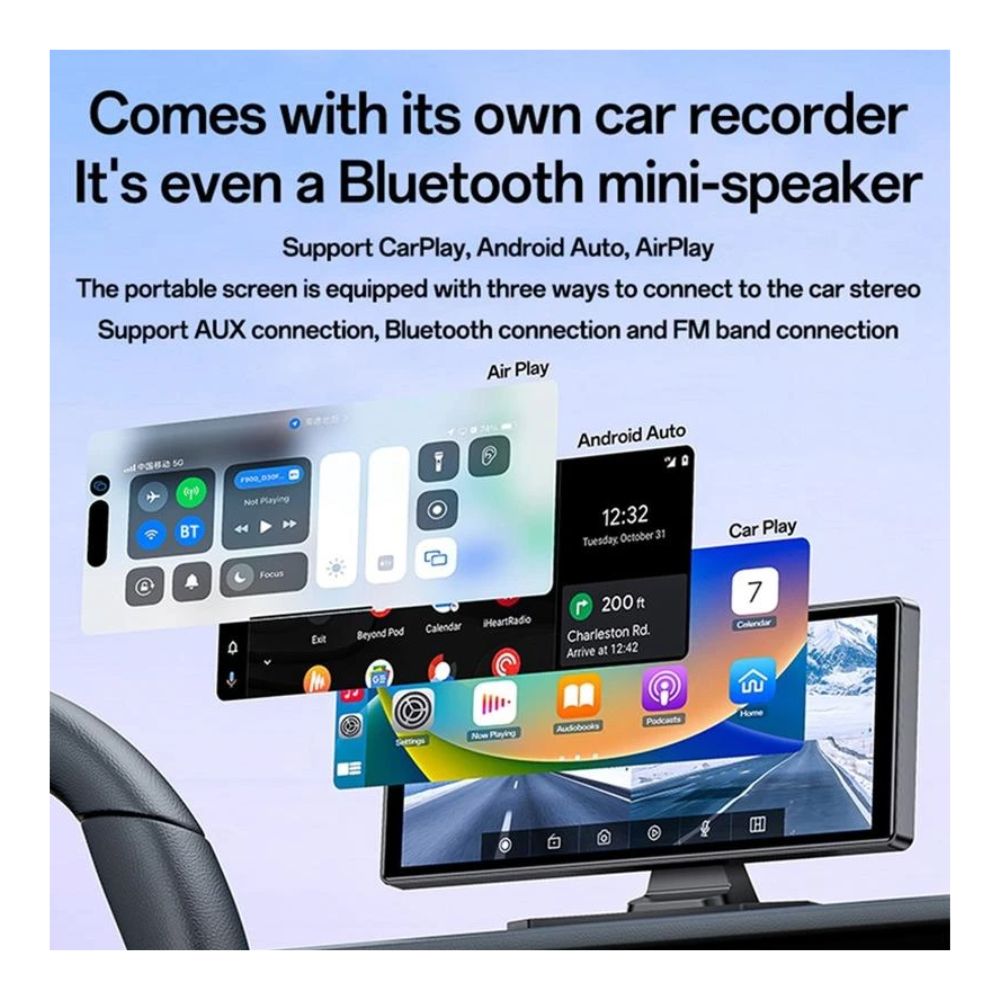 Yesido KM19 Wireless Car Stereo with Rear Camera
