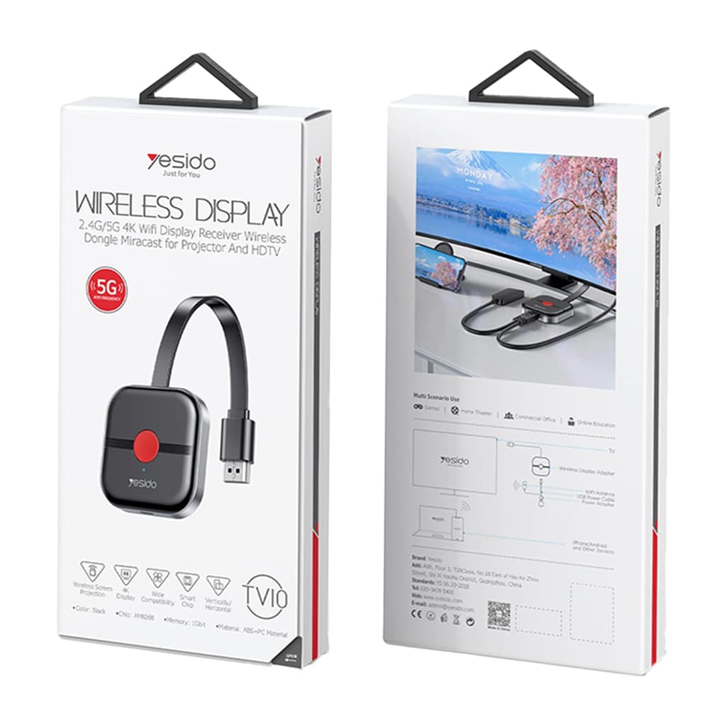 Yesido TV10 Wireless HD 2.4G Display Receiver