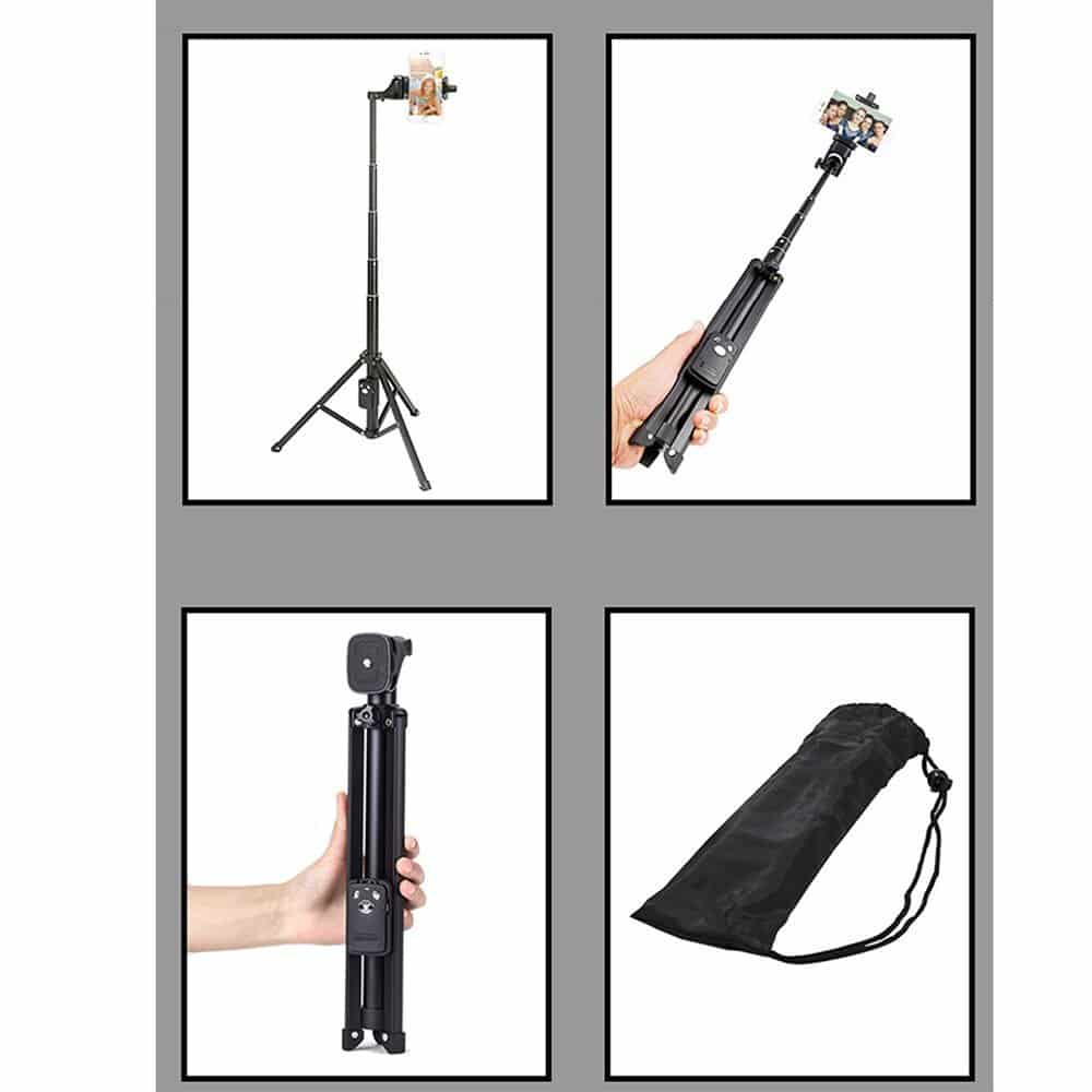 Yunteng VCT-1688 3 in 1 Mini Tabletop Selfie Tripod