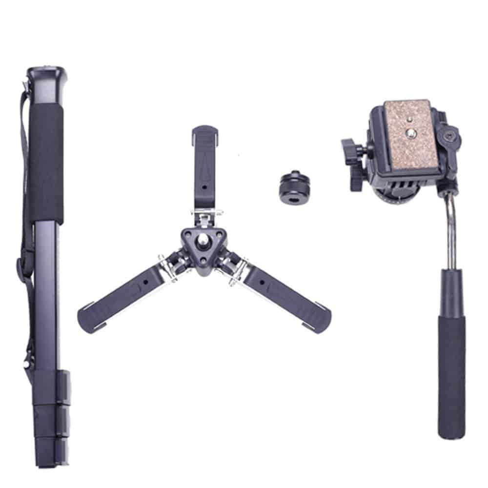 Yunteng VCT-288 Photography Tripod Monopod With Fluid Pan Head