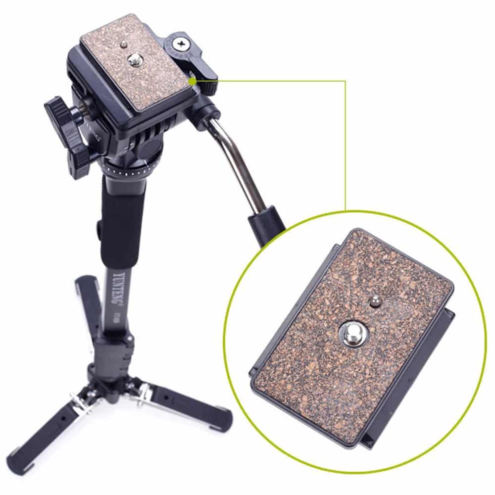 Yunteng VCT-288 Photography Tripod Monopod With Fluid Pan Head