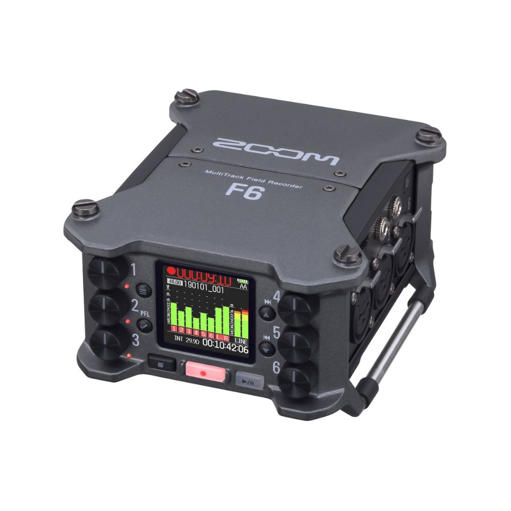 Zoom F6 6-Input / 14-Track Multitrack Field Recorder
