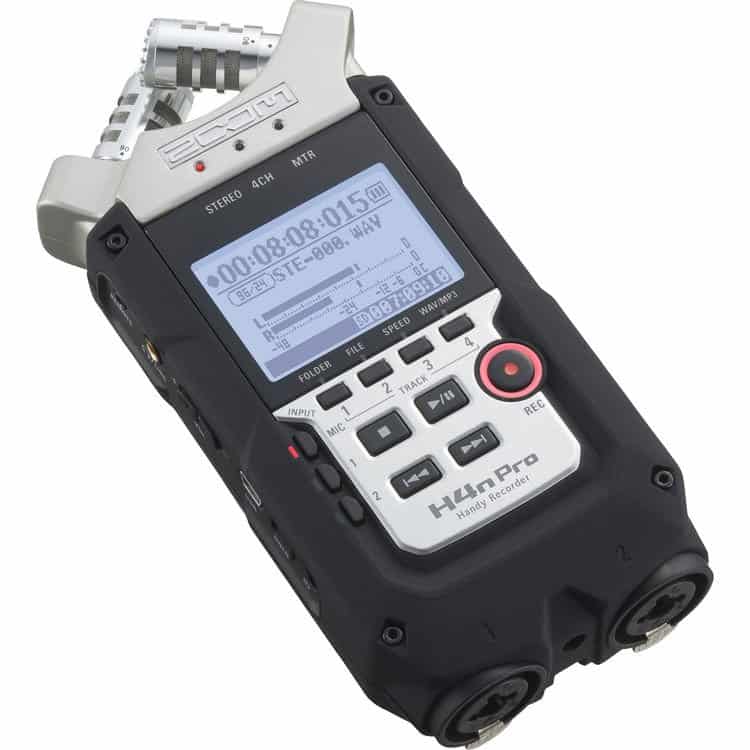 Zoom H4n Pro 4-Input / 4-Track Portable Handy Recorder with Onboard X/Y Mic Capsule