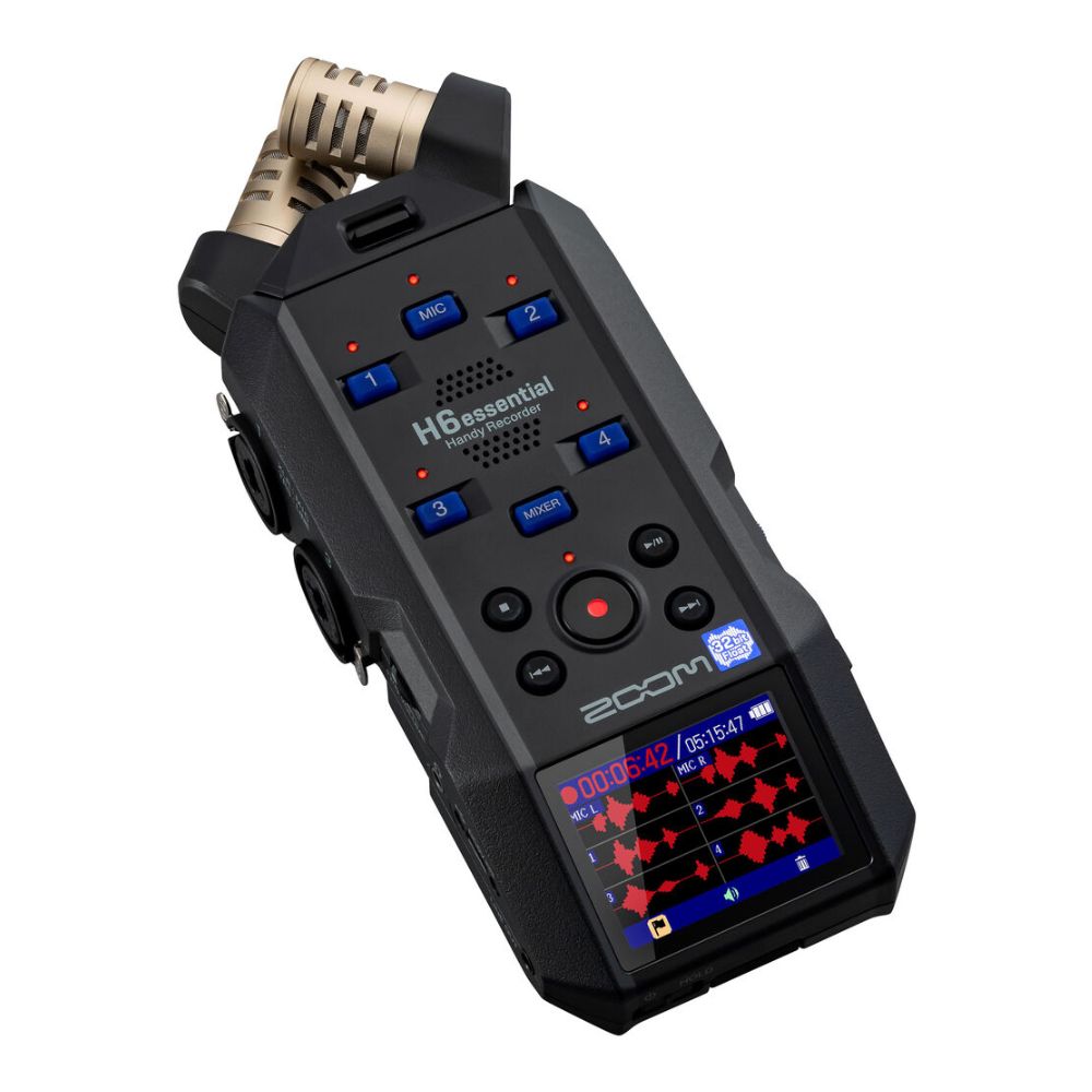 Zoom H6 essential 6-Track 32-Bit Float Portable Audio Recorder