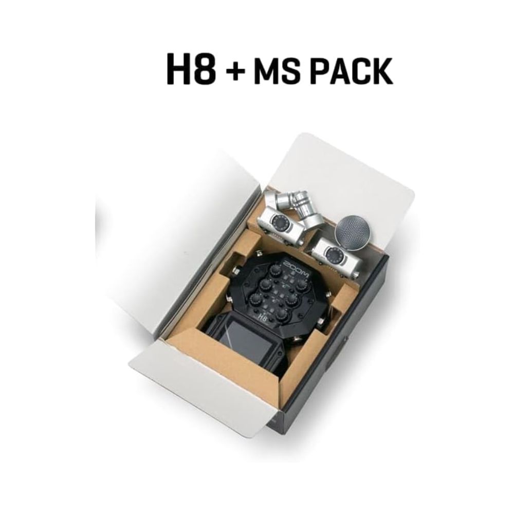 Zoom H8 Handy Recorder MS Pack