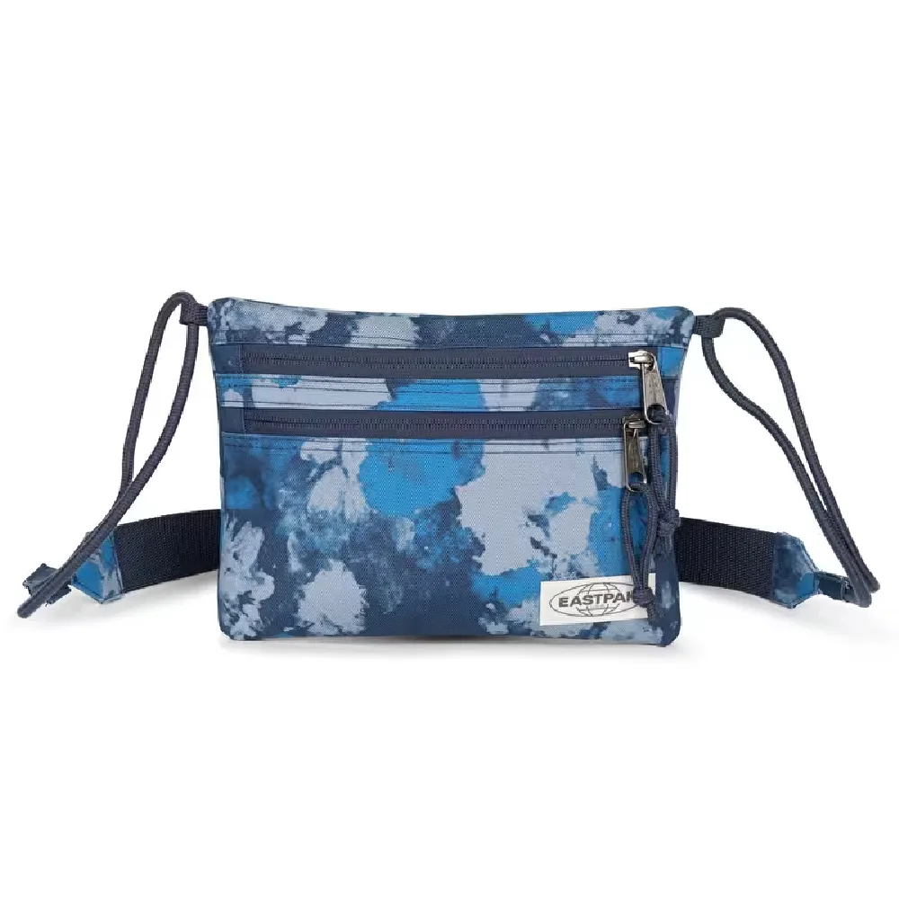 EastPak Crostin Washed Print Blue | EK0A5BKA4W41